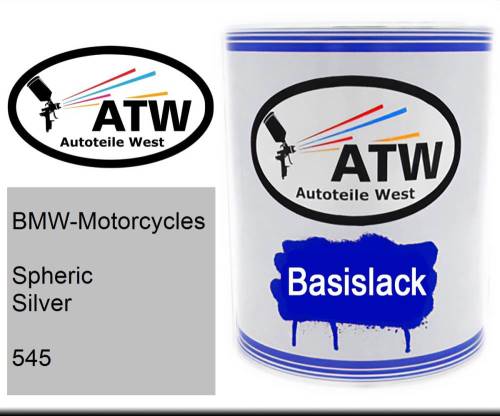 BMW-Motorcycles, Spheric Silver, 545: 1L Lackdose, von ATW Autoteile West.